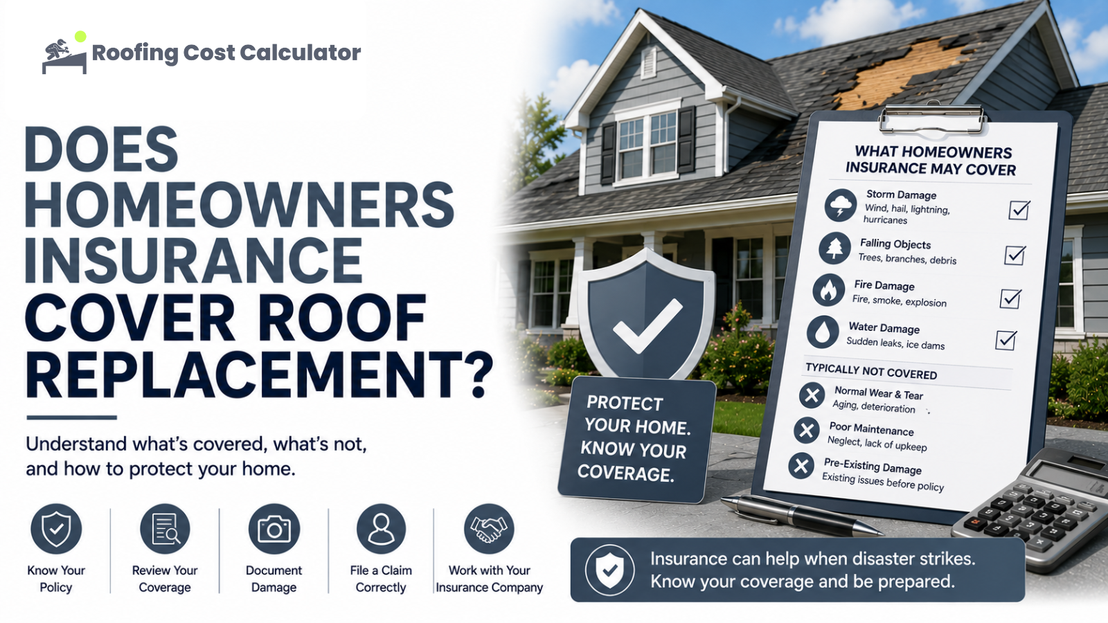 Does Homeowners Insurance Cover Roof Replacement