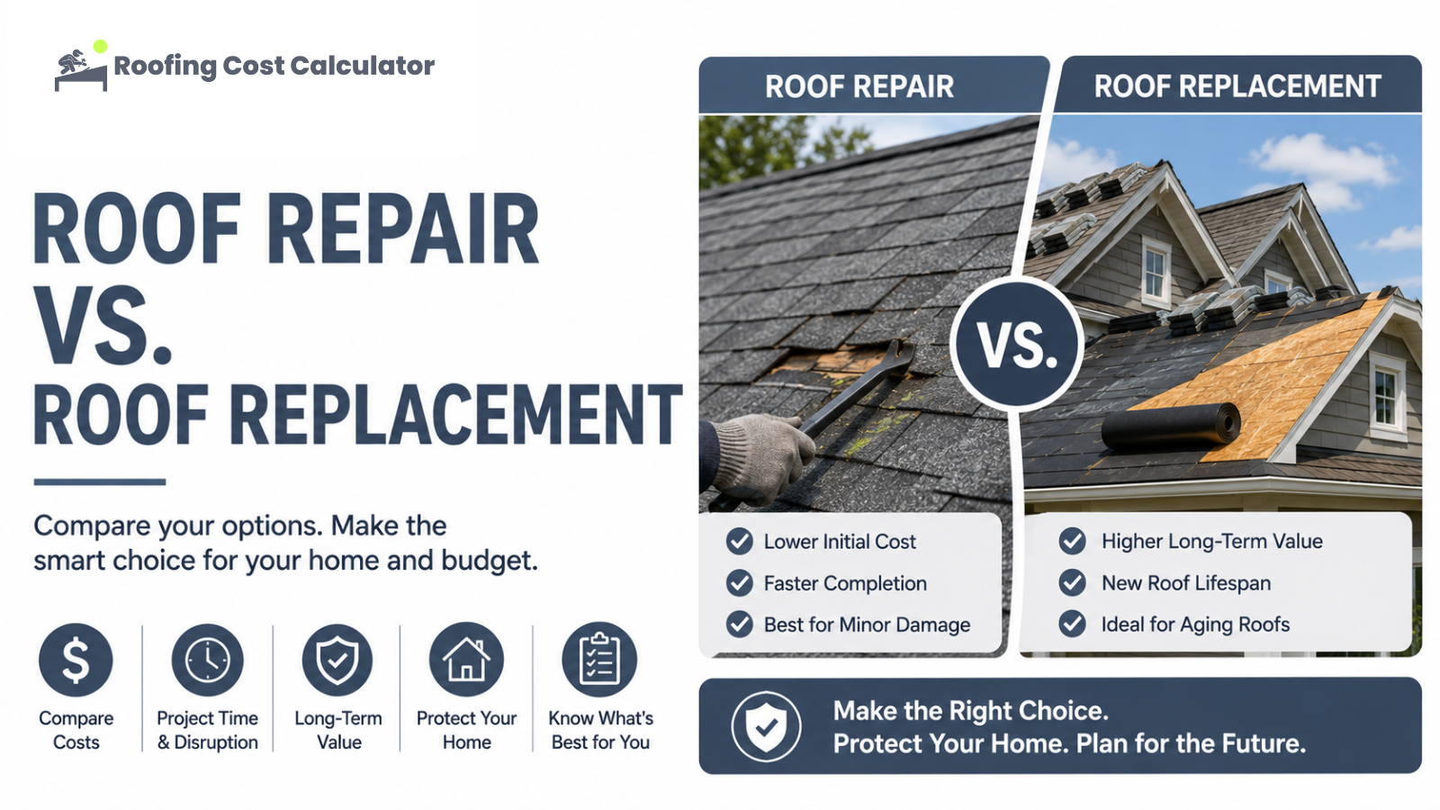 Roof Repair vs. Roof Replacement